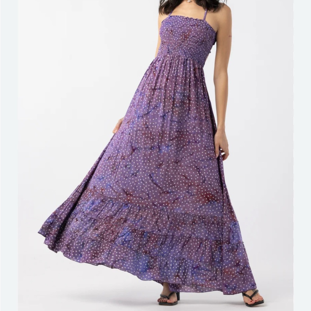 Elegant Purple Maxi Dress